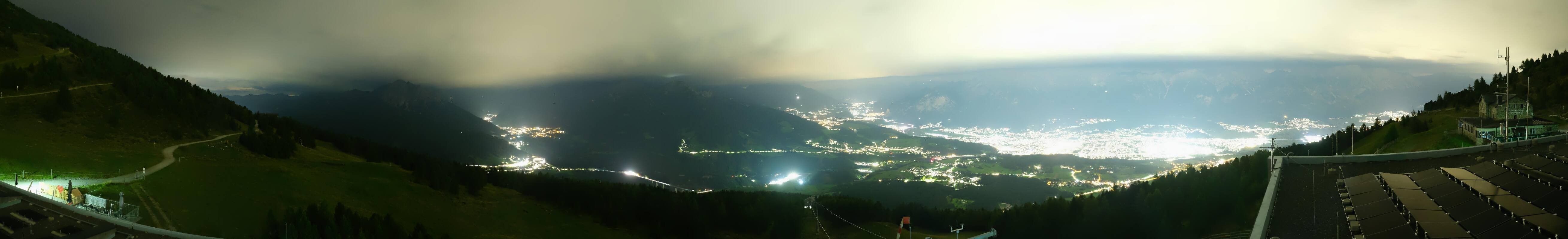 Archiv Foto Webcam Patscherkofel - Blick auf Innsbruck