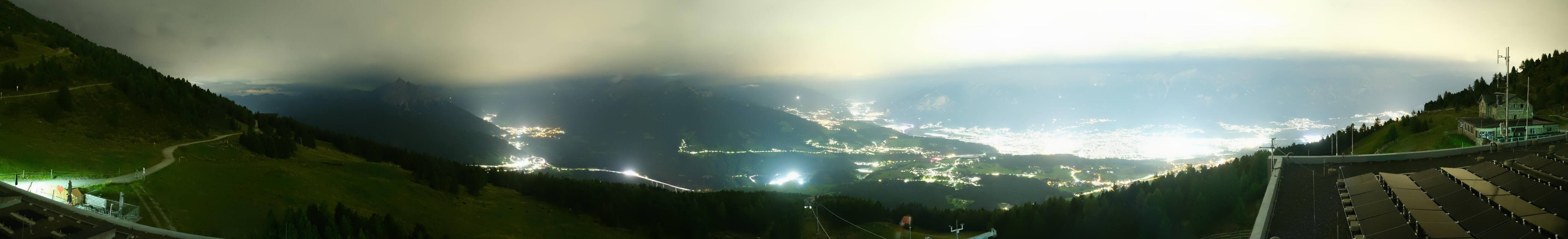 Archiv Foto Webcam Patscherkofel - Blick auf Innsbruck