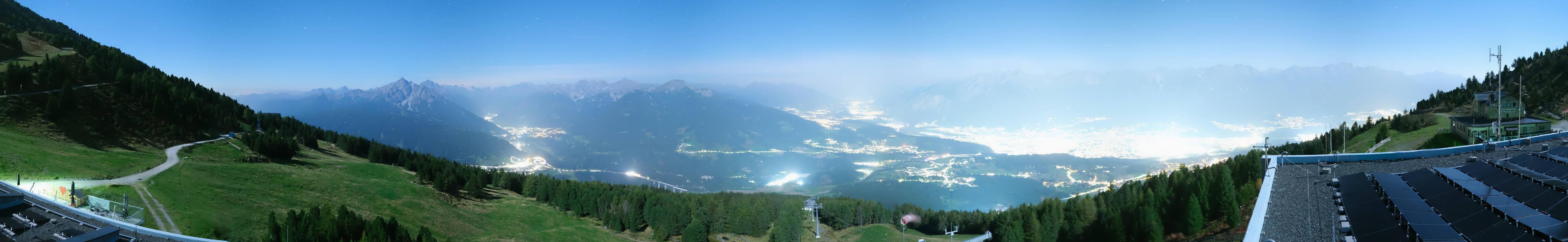 Archiv Foto Webcam Patscherkofel - Blick auf Innsbruck