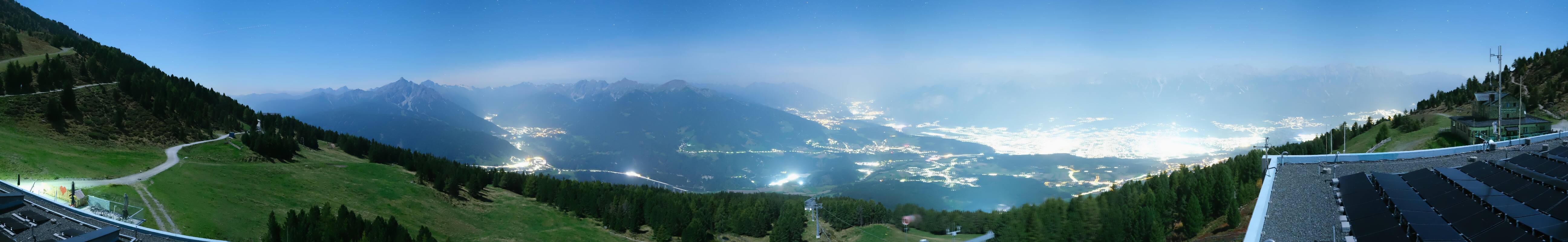 Archiv Foto Webcam Patscherkofel - Blick auf Innsbruck