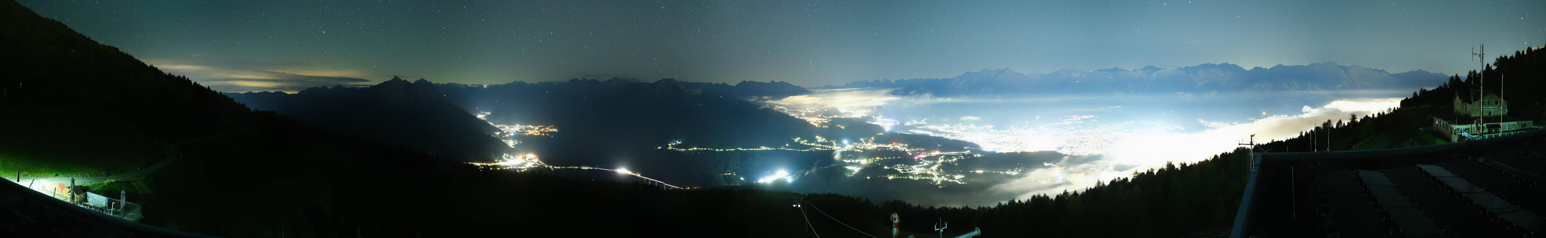 Archiv Foto Webcam Patscherkofel - Blick auf Innsbruck