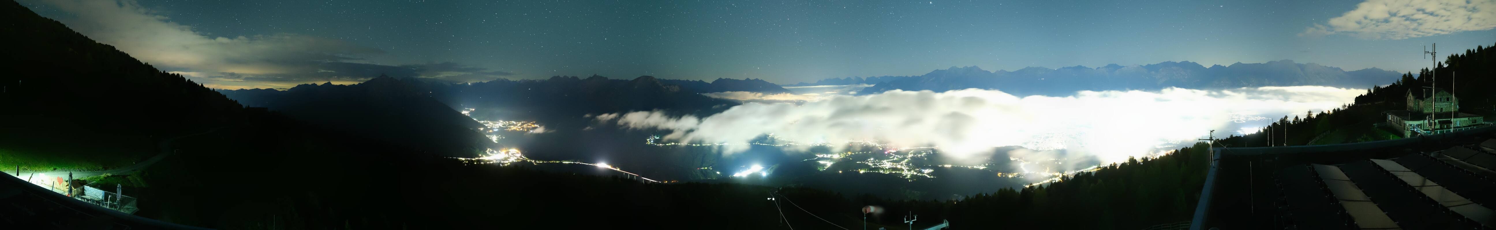 Archiv Foto Webcam Patscherkofel - Blick auf Innsbruck