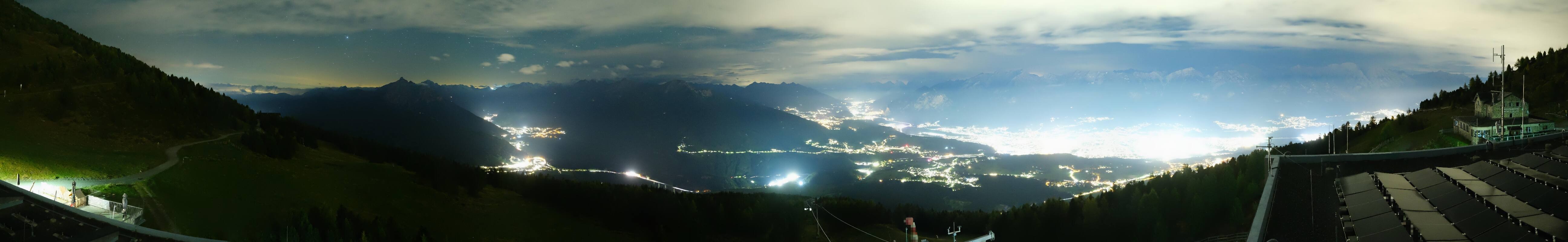 Archiv Foto Webcam Patscherkofel - Blick auf Innsbruck