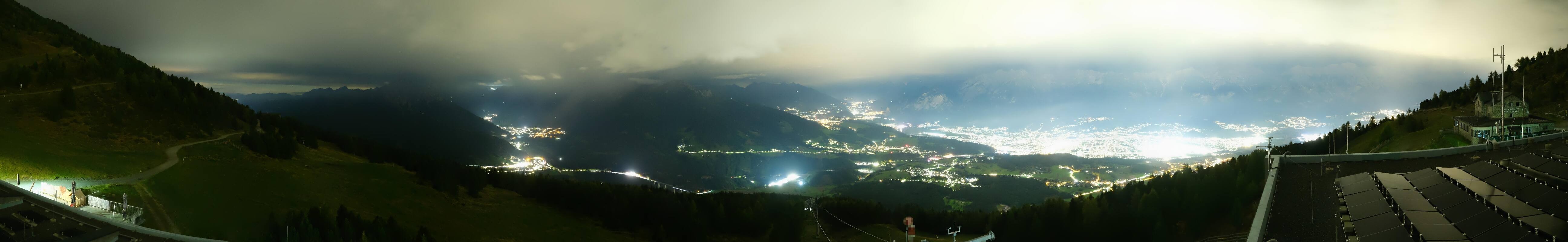 Archiv Foto Webcam Patscherkofel - Blick auf Innsbruck