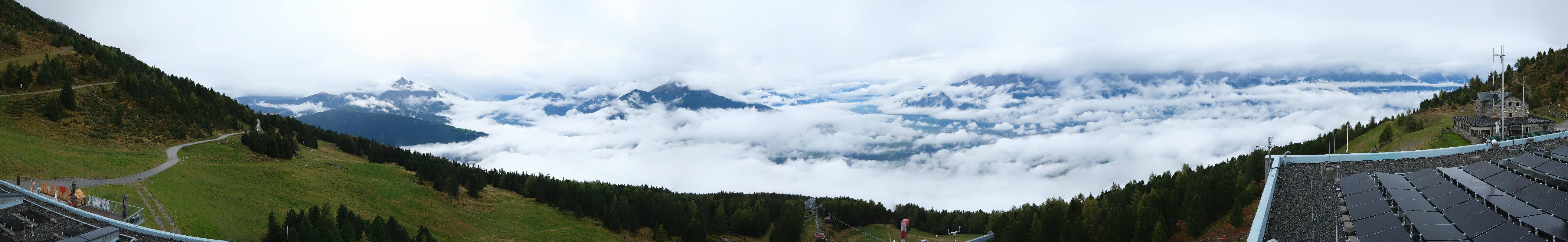 Archiv Foto Webcam Patscherkofel - Blick auf Innsbruck