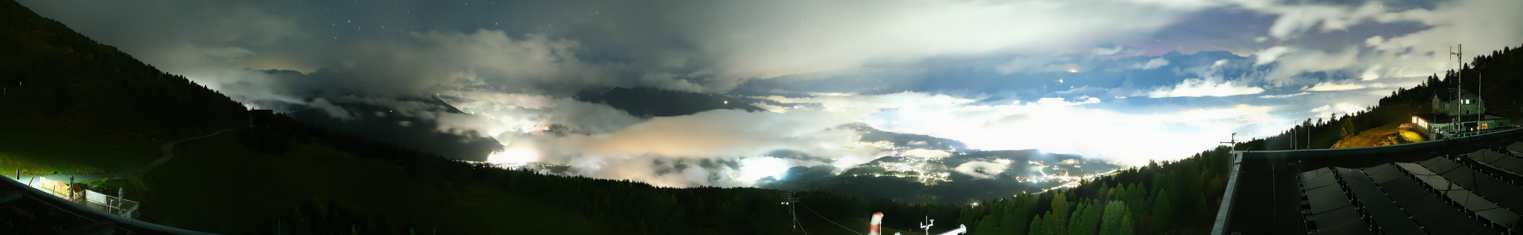 Archiv Foto Webcam Patscherkofel - Blick auf Innsbruck