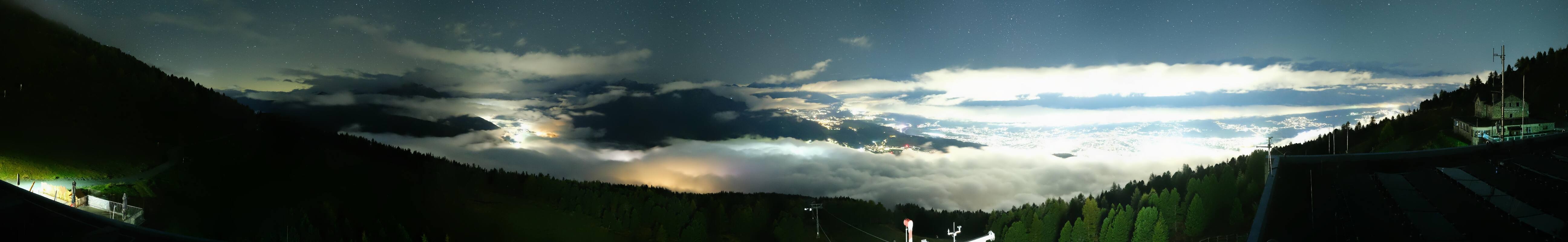 Archiv Foto Webcam Patscherkofel - Blick auf Innsbruck