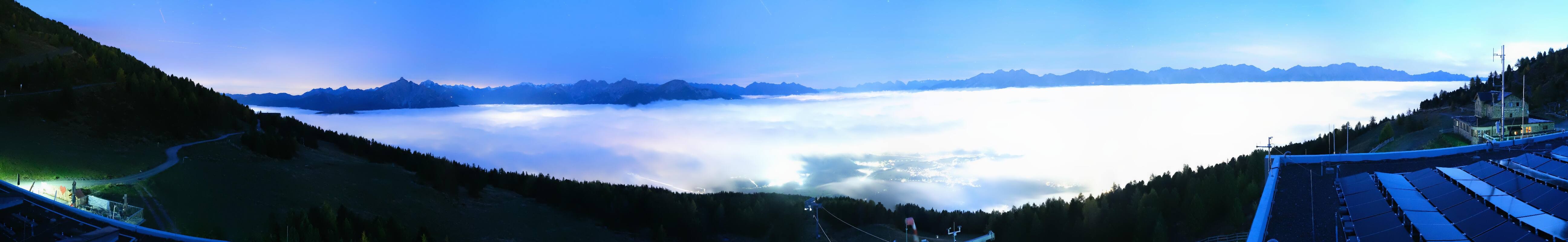 Archiv Foto Webcam Patscherkofel - Blick auf Innsbruck