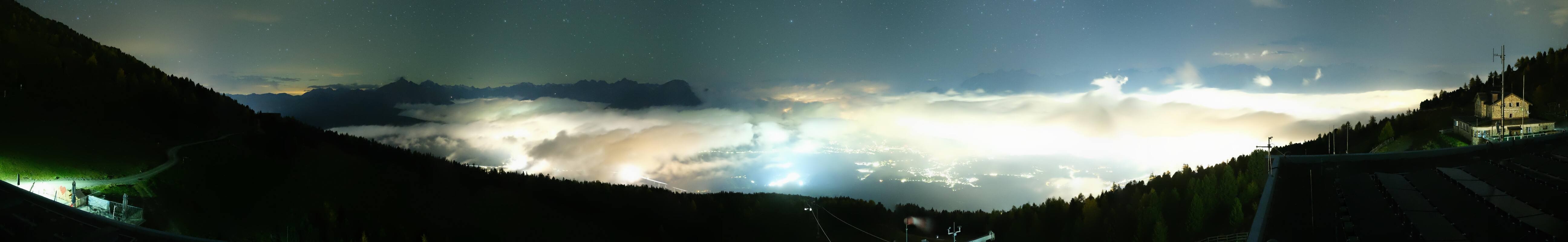 Archiv Foto Webcam Patscherkofel - Blick auf Innsbruck