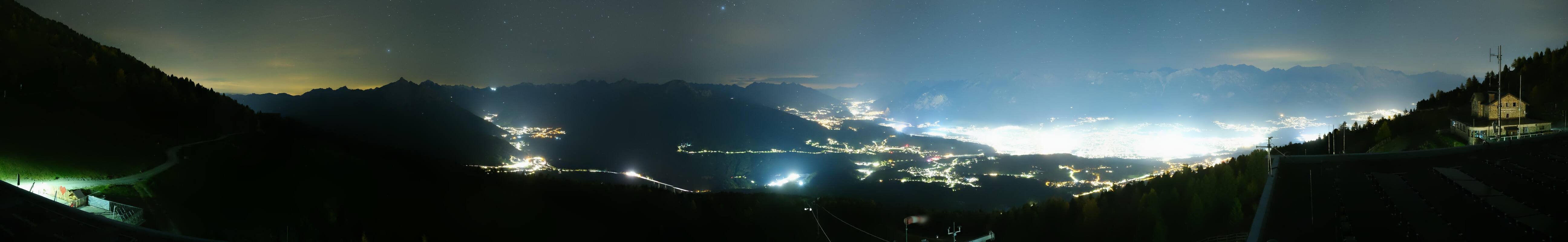 Archiv Foto Webcam Patscherkofel - Blick auf Innsbruck