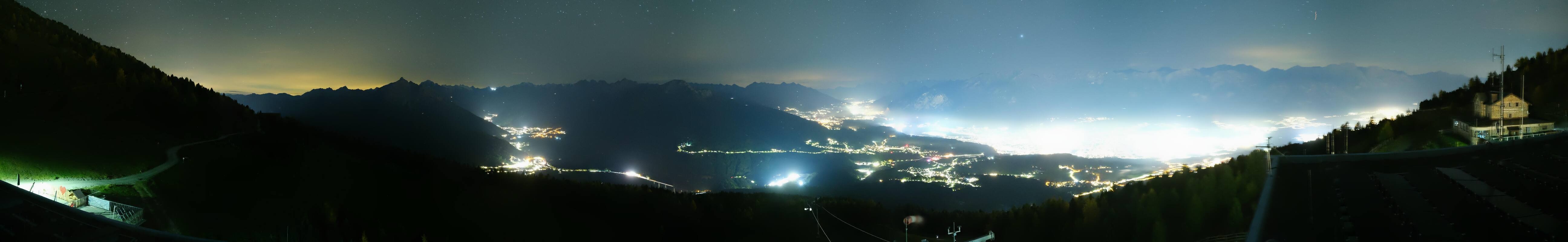 Archiv Foto Webcam Patscherkofel - Blick auf Innsbruck