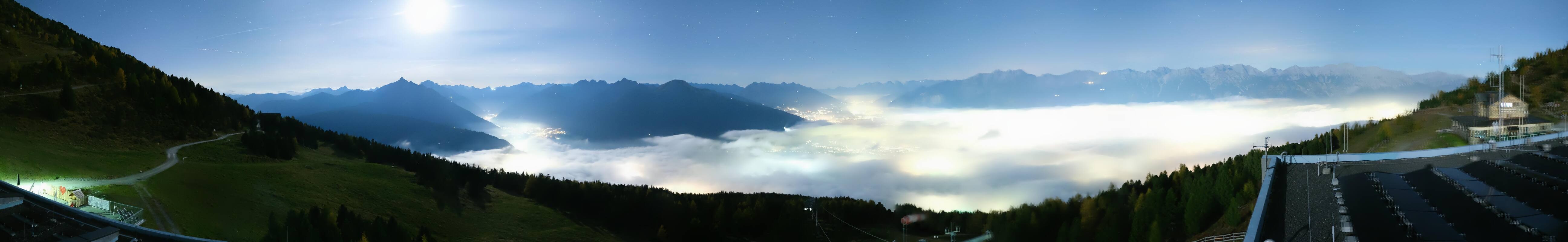 Archiv Foto Webcam Patscherkofel - Blick auf Innsbruck