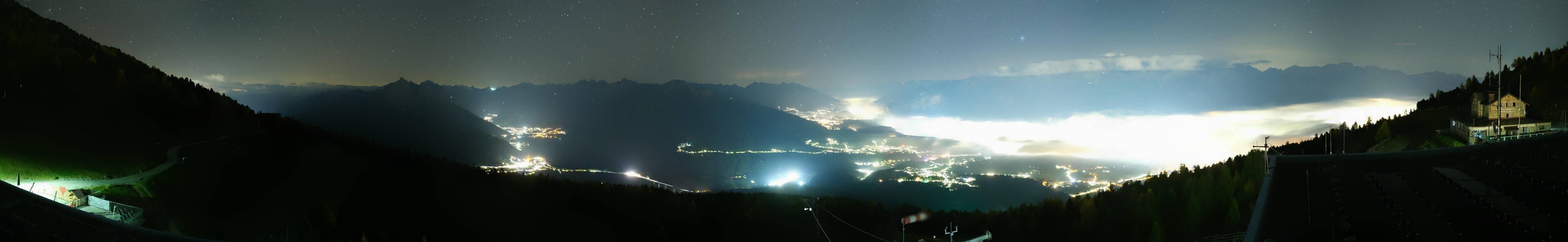 Archiv Foto Webcam Patscherkofel - Blick auf Innsbruck