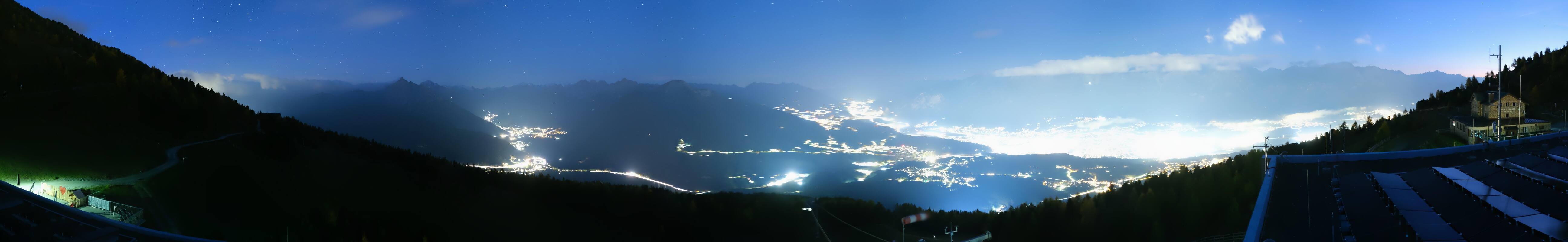 Archiv Foto Webcam Patscherkofel - Blick auf Innsbruck