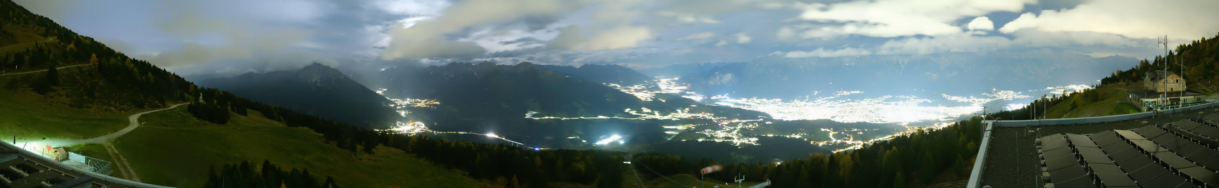 Archiv Foto Webcam Patscherkofel - Blick auf Innsbruck