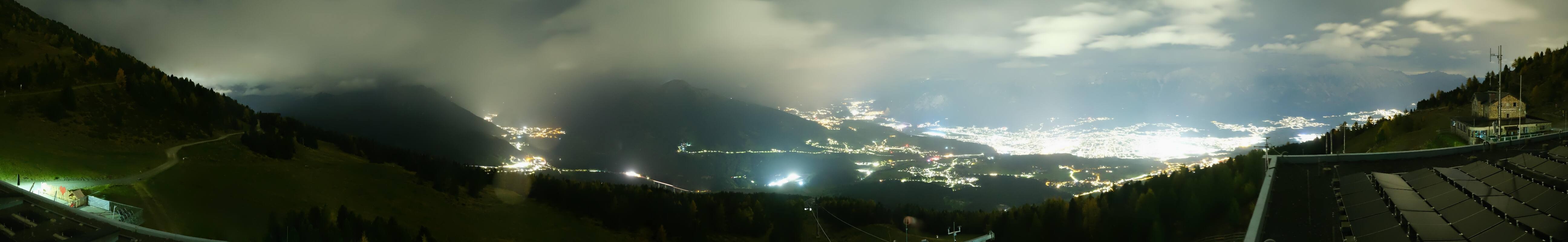 Archiv Foto Webcam Patscherkofel - Blick auf Innsbruck