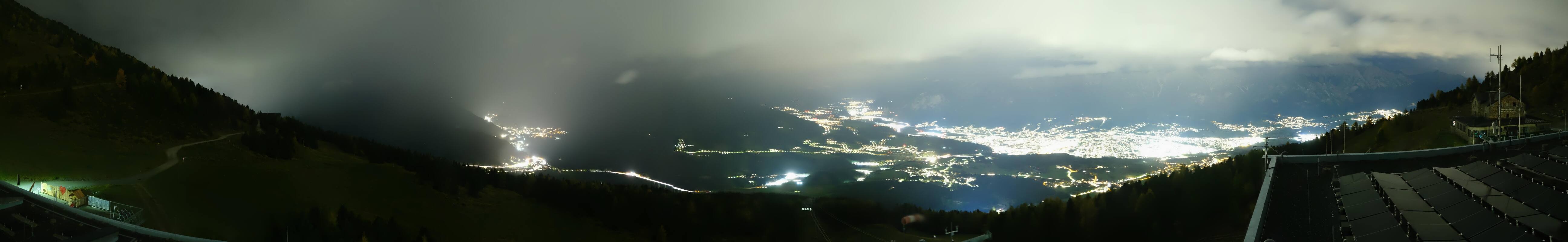 Archiv Foto Webcam Patscherkofel - Blick auf Innsbruck
