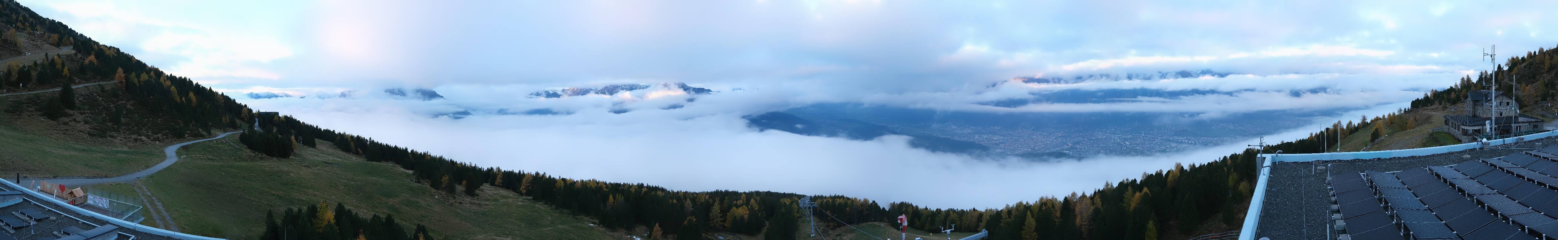 Archiv Foto Webcam Patscherkofel - Blick auf Innsbruck