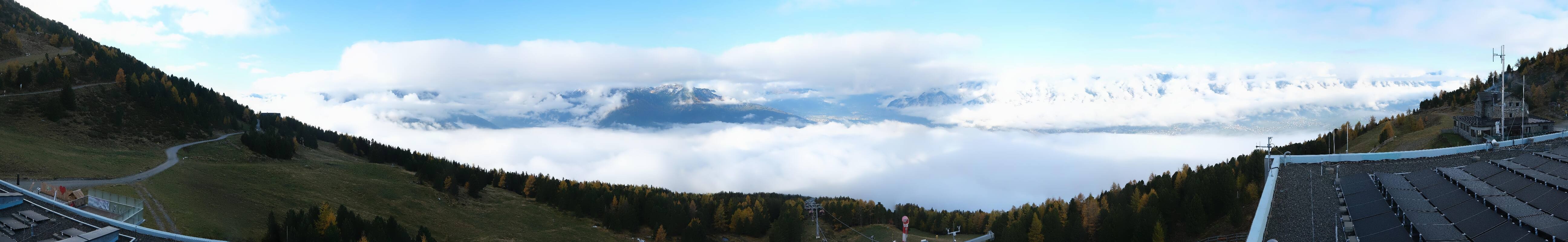 Archiv Foto Webcam Patscherkofel - Blick auf Innsbruck