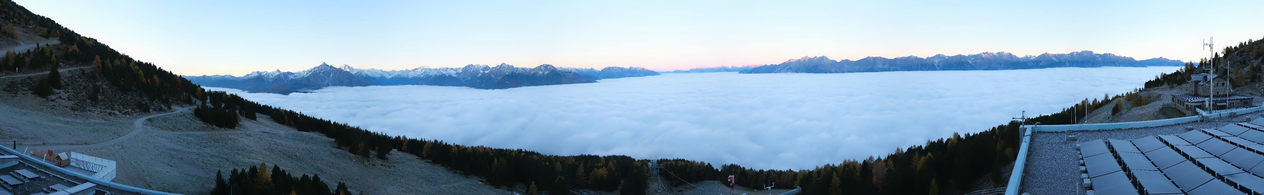 Archiv Foto Webcam Patscherkofel - Blick auf Innsbruck