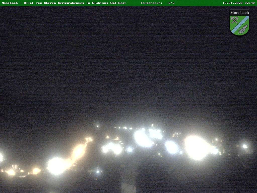 Archived image Webcam Ilmenau: View Manebach