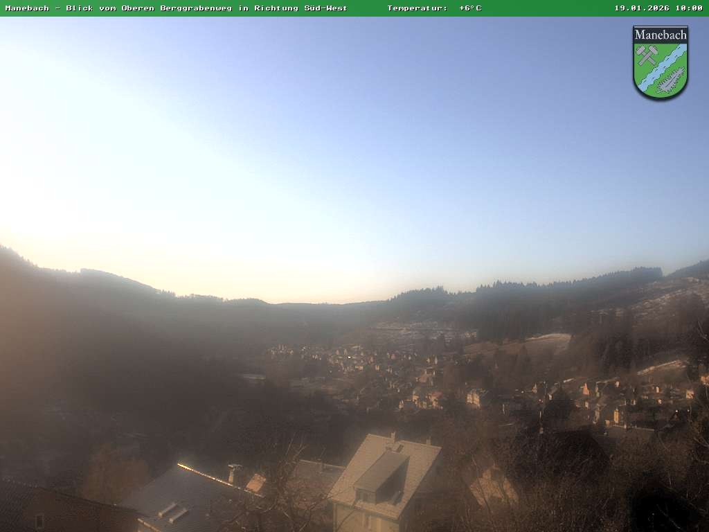 Archived image Webcam Ilmenau: View Manebach