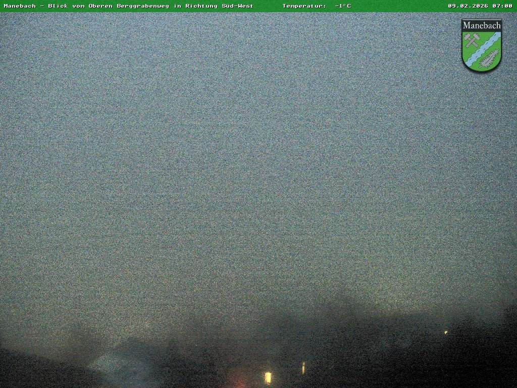 Archiv Foto Webcam Ilmenau - Blick auf Manebach