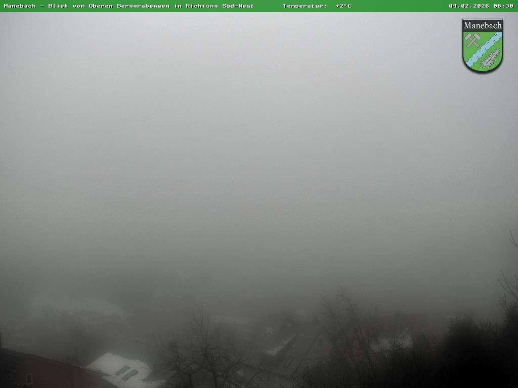 Archiv Foto Webcam Ilmenau - Blick auf Manebach
