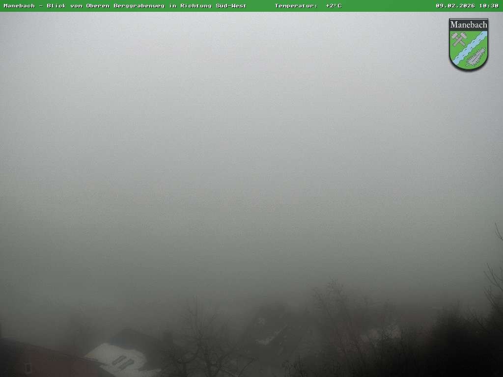 Archiv Foto Webcam Ilmenau - Blick auf Manebach