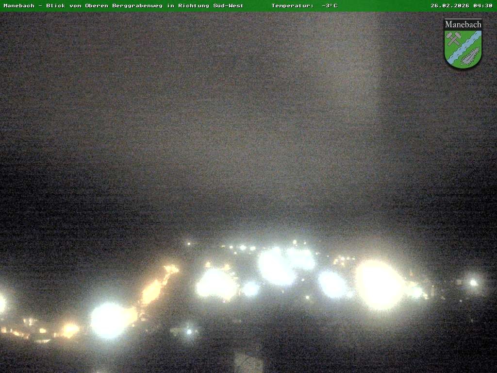 Archived image Webcam Ilmenau: View Manebach