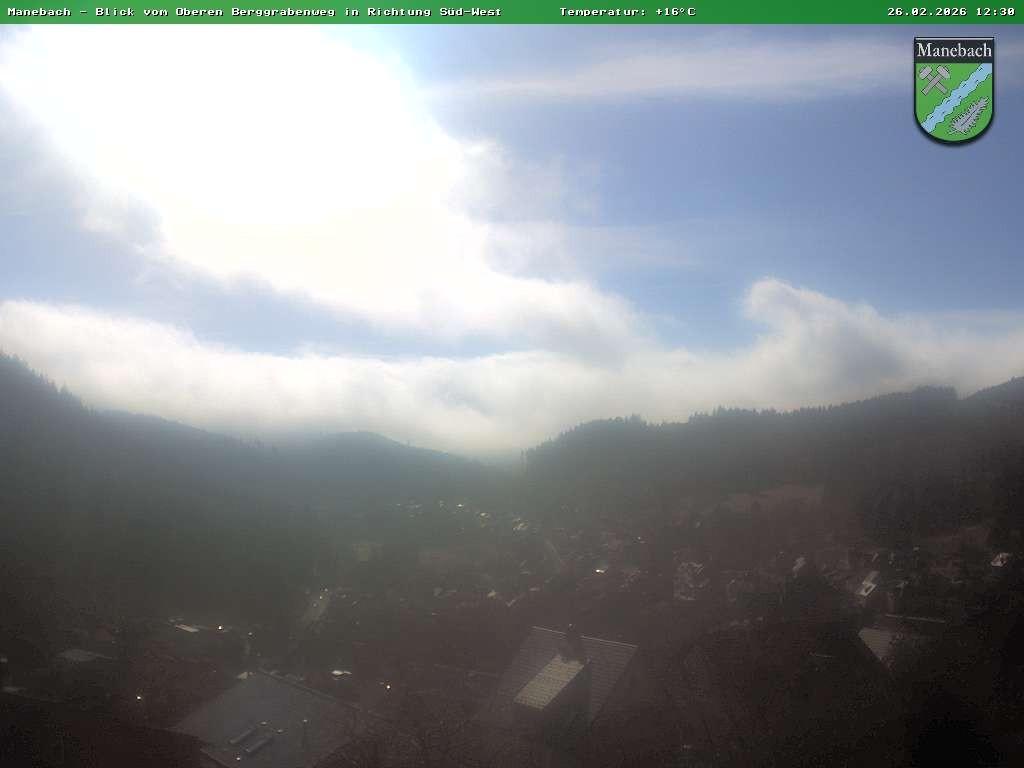 Archived image Webcam Ilmenau: View Manebach