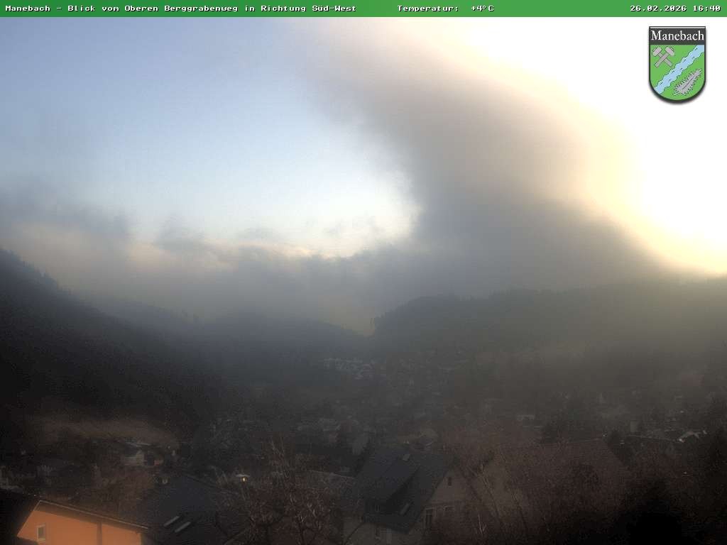 Archived image Webcam Ilmenau: View Manebach