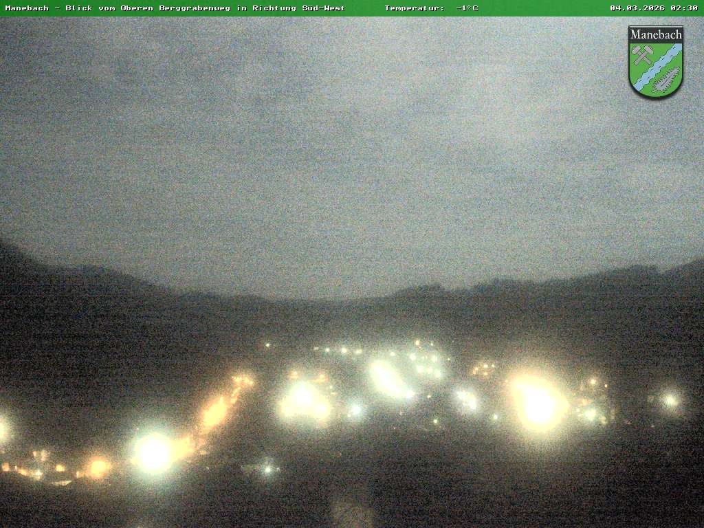 Archiv Foto Webcam Ilmenau - Blick auf Manebach