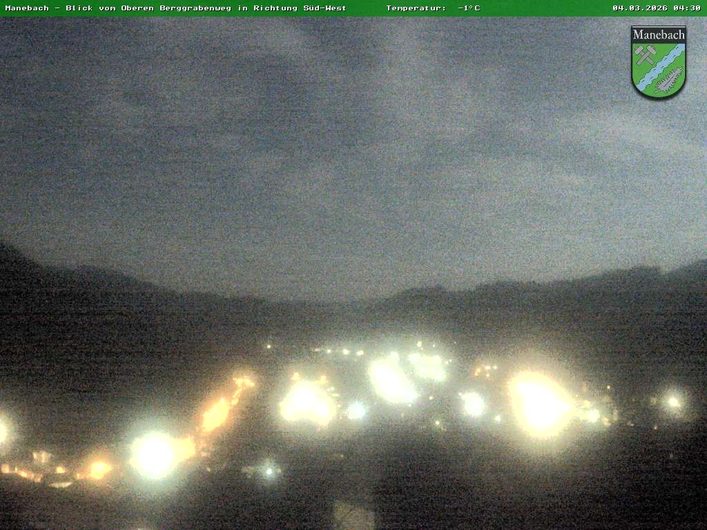 Archiv Foto Webcam Ilmenau - Blick auf Manebach