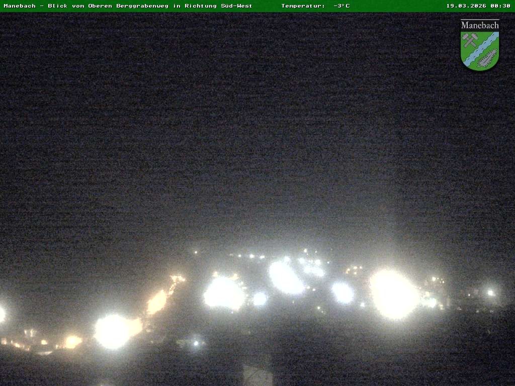 Archived image Webcam Ilmenau: View Manebach