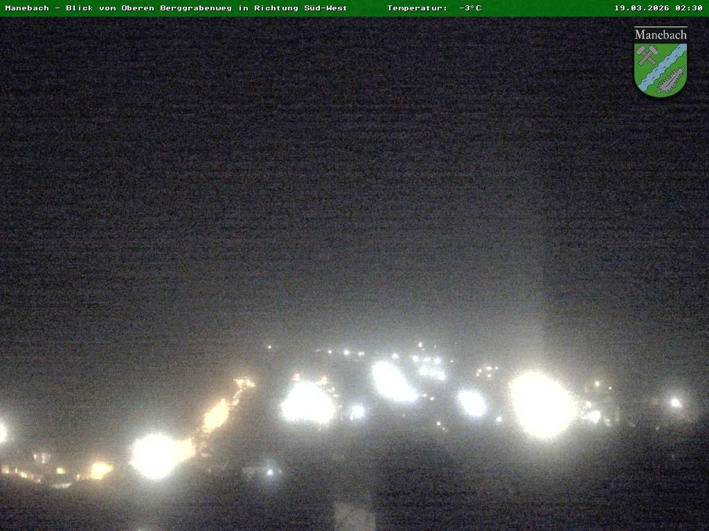 Archived image Webcam Ilmenau: View Manebach