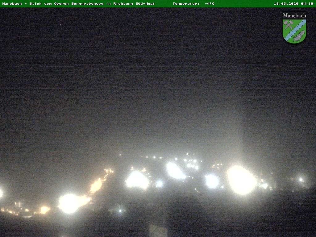 Archived image Webcam Ilmenau: View Manebach