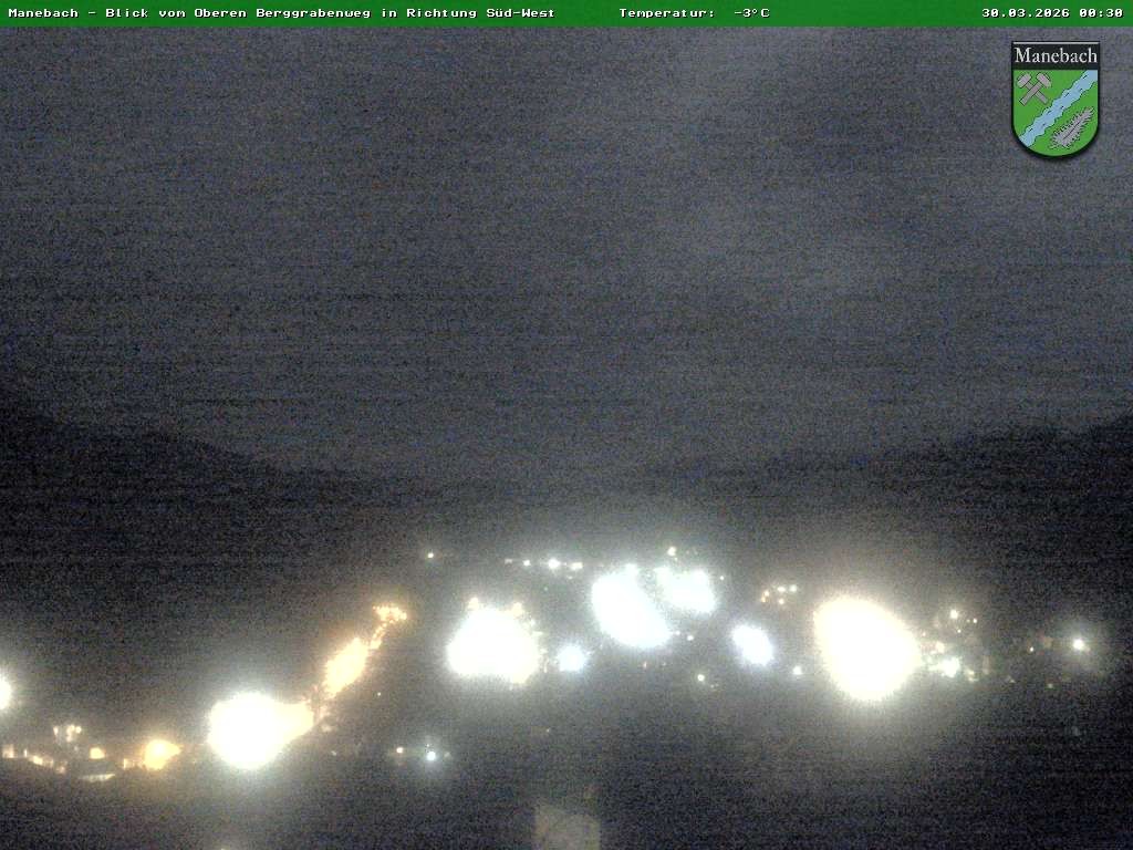 Archiv Foto Webcam Ilmenau - Blick auf Manebach