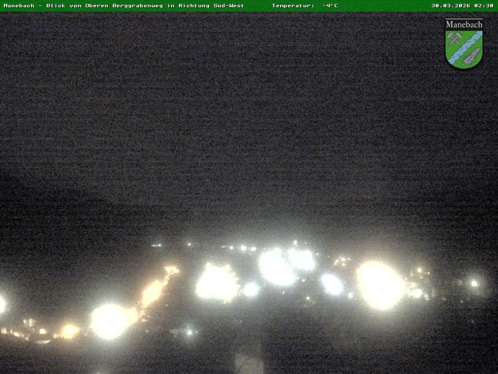 Archiv Foto Webcam Ilmenau - Blick auf Manebach