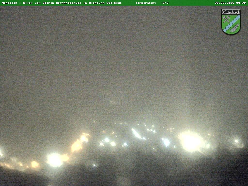 Archiv Foto Webcam Ilmenau - Blick auf Manebach