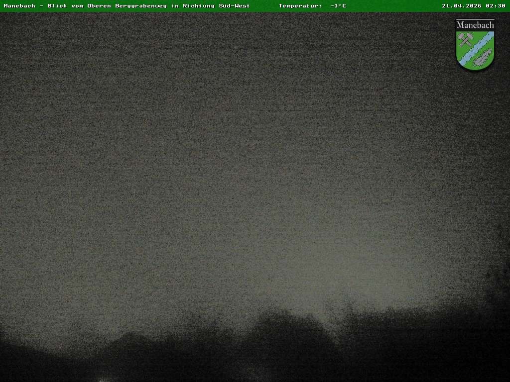 Archiv Foto Webcam Ilmenau - Blick auf Manebach