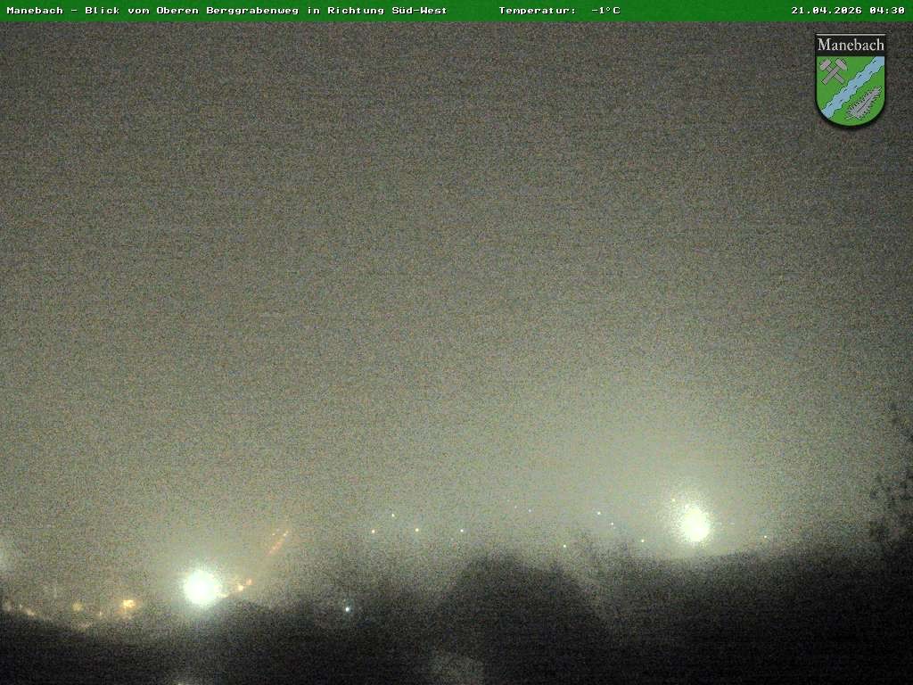 Archiv Foto Webcam Ilmenau - Blick auf Manebach