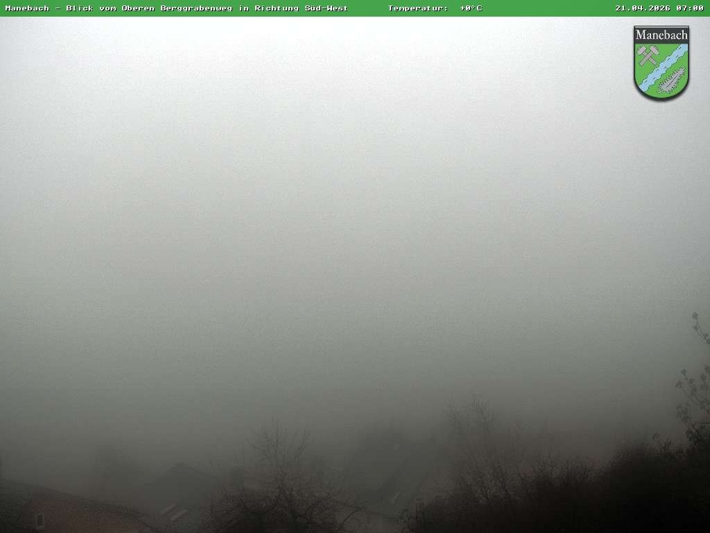 Archiv Foto Webcam Ilmenau - Blick auf Manebach