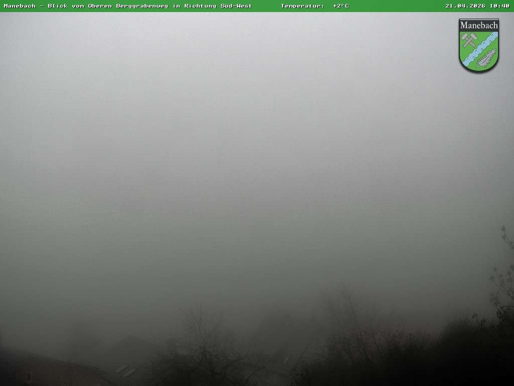 Archiv Foto Webcam Ilmenau - Blick auf Manebach