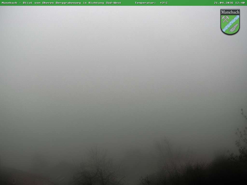 Archiv Foto Webcam Ilmenau - Blick auf Manebach