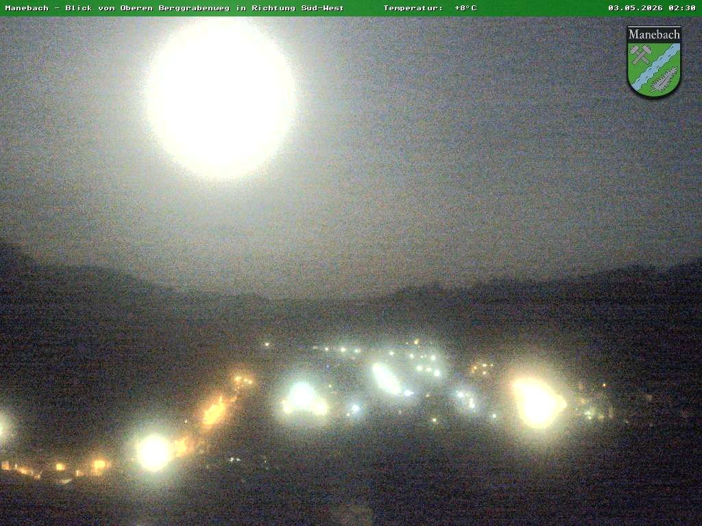 Archiv Foto Webcam Ilmenau - Blick auf Manebach