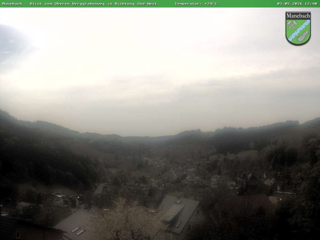 Archiv Foto Webcam Ilmenau - Blick auf Manebach