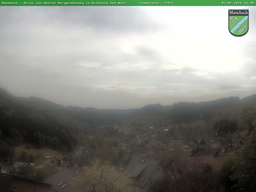 Archived image Webcam Ilmenau: View Manebach