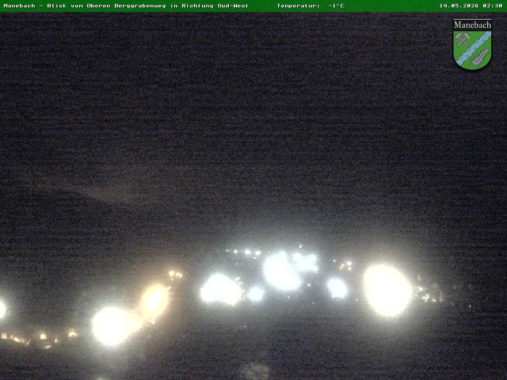 Archiv Foto Webcam Ilmenau - Blick auf Manebach