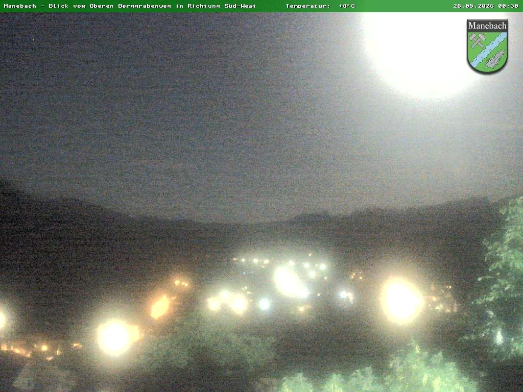Archived image Webcam Ilmenau: View Manebach